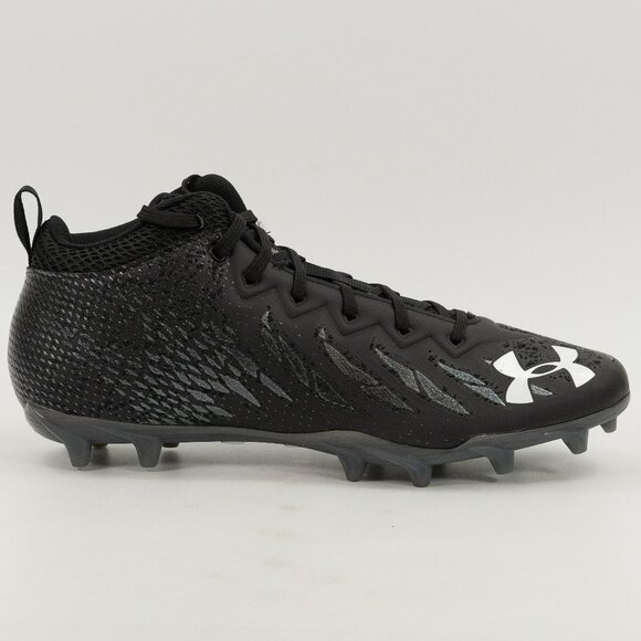 Under Armour Spotlight Select Mid MC 'Haptic Print Black' 3022667-001 size 12.5 - Picture 1 of 9